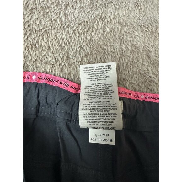 Koi Lite Scrub Pants Woman’s Peace Drawstring Charcoal Performance Stretch New - Picture 10 of 16